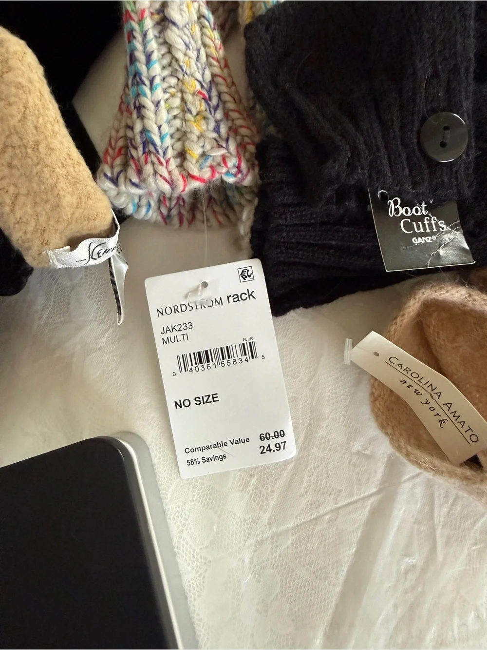 Gloves, Mittens & Boot Cuffs Bundle Women’s Kenneth Cole, Ganz, & More